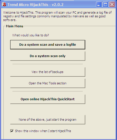 HijackThis Tutorial Help2Go free computer problems help and