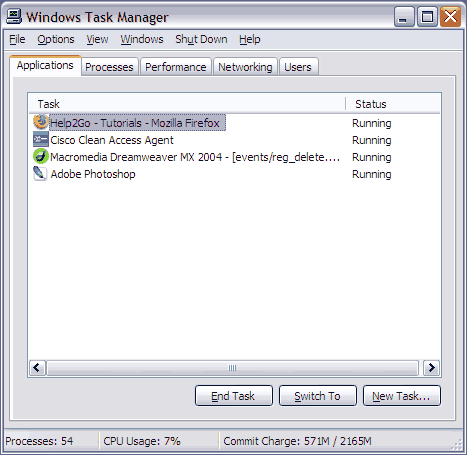 Task Manager screenshot